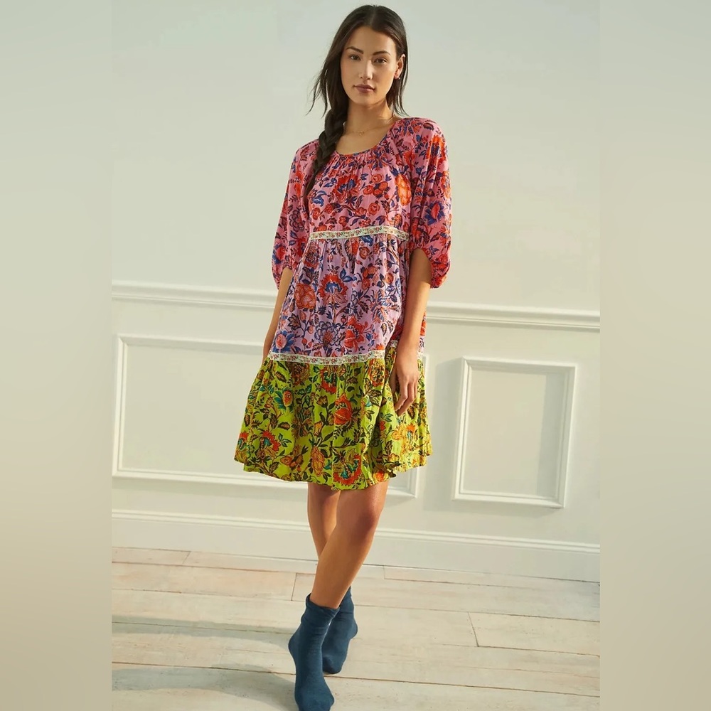 Mabel midi dress by Anthropologie